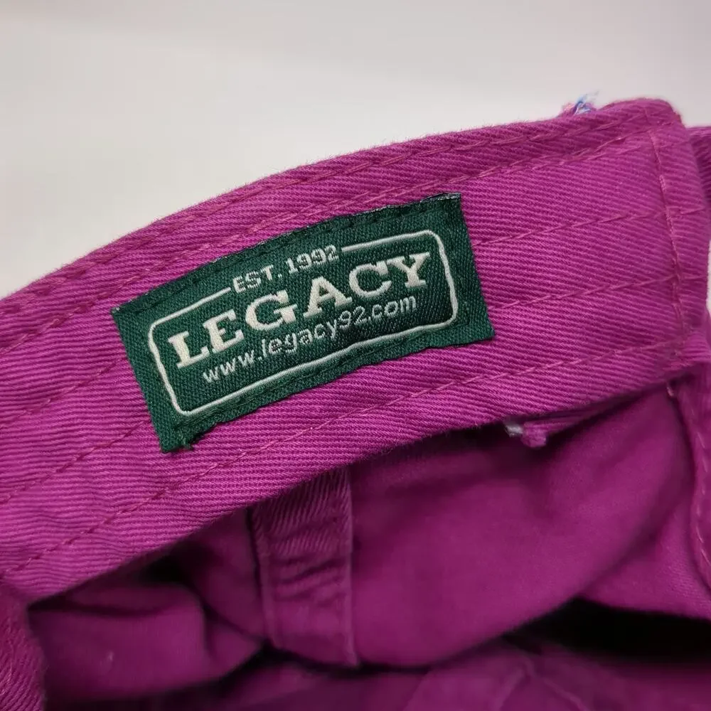 Legacy Baseball Cap Purple One Size UCSB Embroidered Logo Slideback Strap Hat
